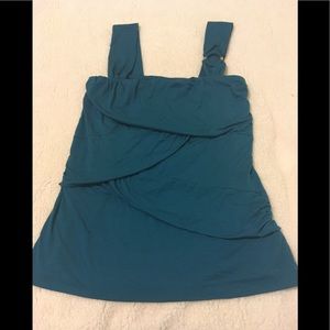 - Torrid teal layered tank top